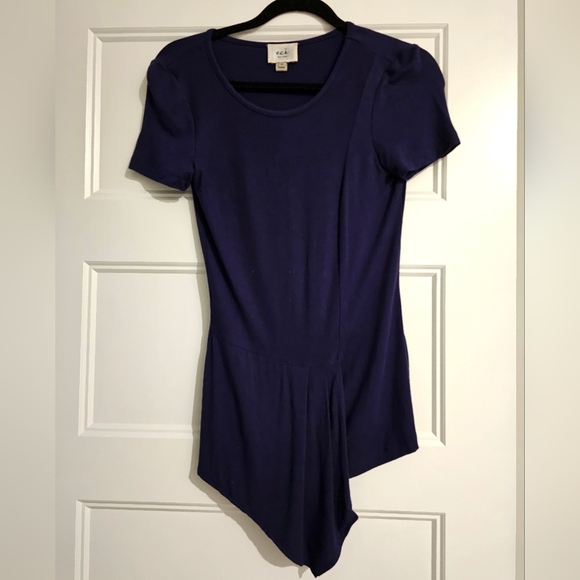 ECI New York Short Sleeve Top sz xs - Picture 1 of 4